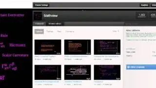 MATHVIEW CHANNEL ON YOUTUBE INTRO VER 3