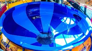 HUGE Toilet BOWL Water Slide at Aquapalace Praha