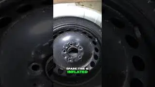 Car Trouble  Quick Spare Tire Fix in Seconds! DIY Guide