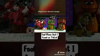 The video is not mine! (Credit on Desc) #circusbabyfnaf #fnaf4 #bonnie #fnafmemes