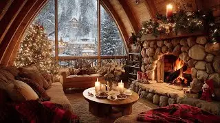 Relaxing Winter Jazz Instrumental Beside The Fireplace Creating Peaceful Night Vibes 7