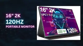 Портативный игровой монитор UPERFECT 16 дюймов, 2K, 120 Гц