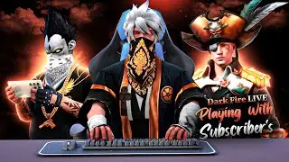 🔴DARKFIRE LIVE👑PLAYING WITH SUBSCRIBERS❤️ Garena Freefire || Road To 3k🎯#shortslive #freefirelive