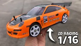 Эта радиоуправляемая модель Porsche 911 &laquo;Mini&raquo; за 77 долларов просто потрясающая! Ракета ZD Racing S16 1/16