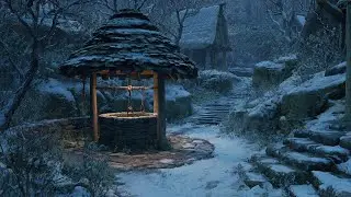 Hidden Snowfall Forest Lodge &mdash; Medieval Celtic Winter Ambience for Deep Sleep