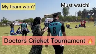 Doctors Cricket Tournament 🔥 | Dr.Amir AIIMS | Doctors Vlog #vlog #trend
