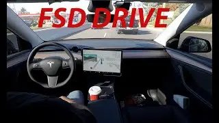 Tesla FSD (Supervised) 12.5.4.1 Full Drive | Making Progress!