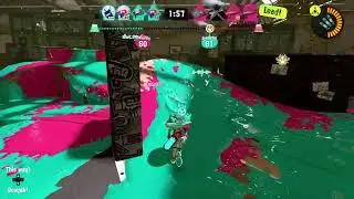 Playing Splatoon 3 (Playing Tank, turf, other game mode)  P.16.2