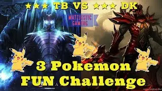 TRIPLE POKEMON Challenge! Dota Auto Chess Three Star Terroblade VS Dragon Knight!