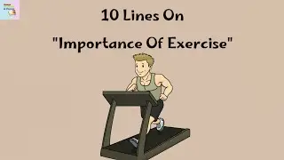10 Lines On Importance Of Exercise | #essaywriting #importanceofexercise