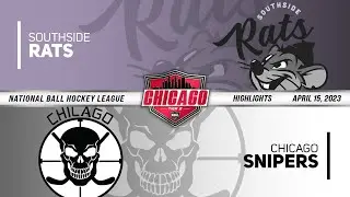 NBHL Chicago Tier 2: Southside Rats vs. Chicago  Snipers Highlights (4/16/23)
