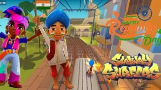 Republic Day Special Gameplay with Jay Blue outfit in Mumbai Subway surfers 