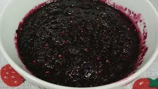 COMO FAZER GELEIA DE AMORA COM 3 INGREDIENTES | Canal da Cris 