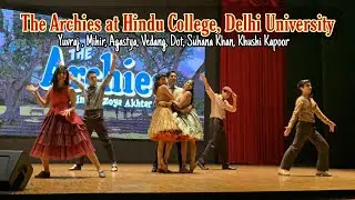 The Archies at Hindu College, Delhi University for the Promotion | Suhana Khan| Khushi Kapoor#movie