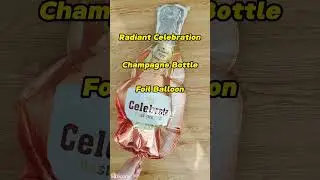 Transform Your Celebration with Our Champagne Bottle Foil Balloon - The Ultimate Party Decor!
