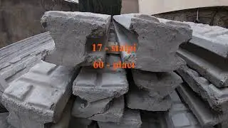 Montare gard beton