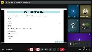 CÂU HỎI LƯỢNG GIÁ TIN HỌC SÁNG 18 T1 2026 THẦY TÂN