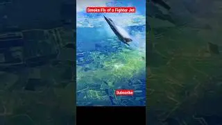 Smoke Fly of a Fighter Jet #smoke #fly #fighterjet #youtubeshorts