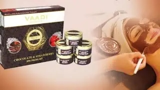 VAADI HERBALS CHOCOLATE & STRAWBERRY FACIAL KIT