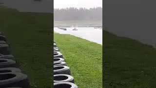 Just a bit of water 🤷🏽🤷🏽 #iamecadet #iame #gokart #8yearsold #wet
