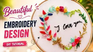 Free Embroidery patten/ Valentines day Embroidery/Kalyani kamble.. 
