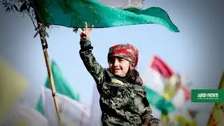 Syrian Kurds in Qamishli protest Turkish Afrin campaign