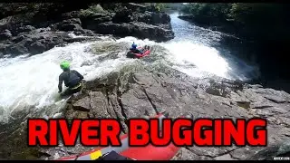 River Bugging at River Tummel, Perthshire, Scotland with Splash Rafting