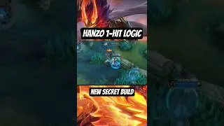 GLOBAL HANZO 1-HIT LOGIC BUILD🔥🔥🔥 #hanzo #mlbb #mobilelegends #gameplay #gaming #ashplays #shorts