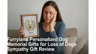🐾 Furryland Personalized Dog Memorial Gifts for Loss of Dogs Sympathy Gift Review 🐾