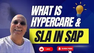 What is Hypercare and SLA in SAP . #sap #support