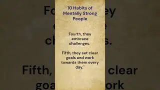 10 Habit of Mentally Strong People || Learn English! 🚀 #learnenglish #shorts #viral #viralshorts
