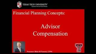 Financial Planning Concepts - Advisor Compensation