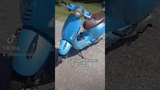 150cc Vespa Primavera Top Speed