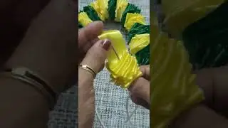 Satin rebon garland#Easymamalife#Making mala#