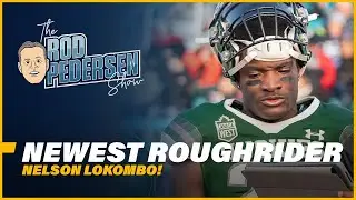 Saskatchewan Roughriders Newest Member Nelson Lokombo! Welcome To Rider Nation!