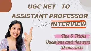 How to Crack Assistant Professor Interview in First Attempt | Finance and Accounting| 