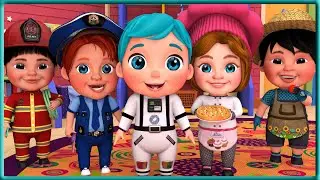 Fun Jobs for Kids - Baby songs and Nursery Rhymes - Lolo Cartoon School Teather