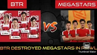 BTR Destroyed megastars in pmwl 2020/ 3v4 !!