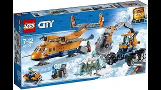Lego City 60196 Arctic Supply Aircraft, Ice Breaker, Snow scooter, Igloo, Eskimo, Tiger, 警察10996