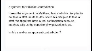 Matthew 10: 9-10 vs Mark 6: 8-9