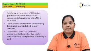 Scheduling - 3GPP LTE - Mobile Communication System