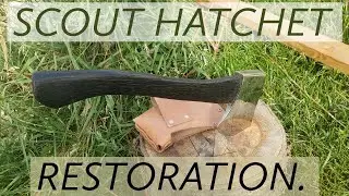 Old BSA Plumb Hatchet Restoration. Using Fire to protect the wooden handle🔥