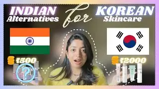 🇮🇳INDIAN Alternatives to POPULAR 🇰🇷KOREAN SKINCARE😍- PART 1 #skincare