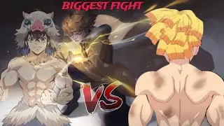 Inosuke Vs Zenitsu Biggest Fight👊 demons world #stickdemonshadowfight #gameplay #gamerinosuke#anime