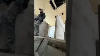 Засверловка перегородок! Вовремя подошел!