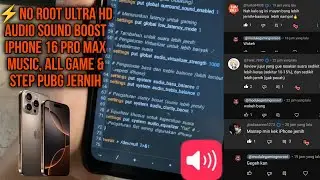 No Root iPhone 16 Pro Max Ultra HD Audio Sound Boost Module Agar Suara Hp Jernih Menjadi iOS 18 2024