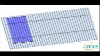 L foot with DR03 track tin roof solar mount installation guide