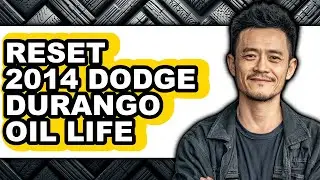 How To Reset 2014 Dodge Durango Oil Life - Step By Step
