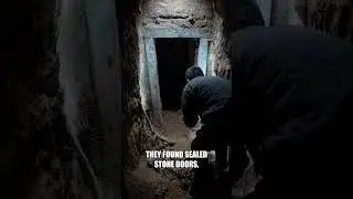 В гробнице фараона есть потайная лестница, ведущая в темноту.