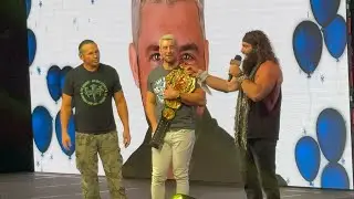 TNA Impact 2025 Singing Happy Birthday to Joe Hendry with Elijah and Matt Hardy after the show #tna